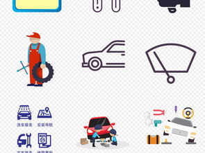 高效工具，專業維修——汽車維修工具與服務海報廣告